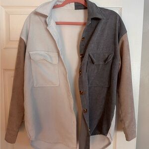 Women’s Colorblock Corduroy Jacket